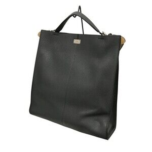 Fendi Peekaboo X Lite Fit tote bag black calfskin